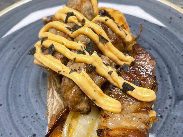 Montadito de secreto ibérico